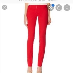 The Limited Red Skinny Pants